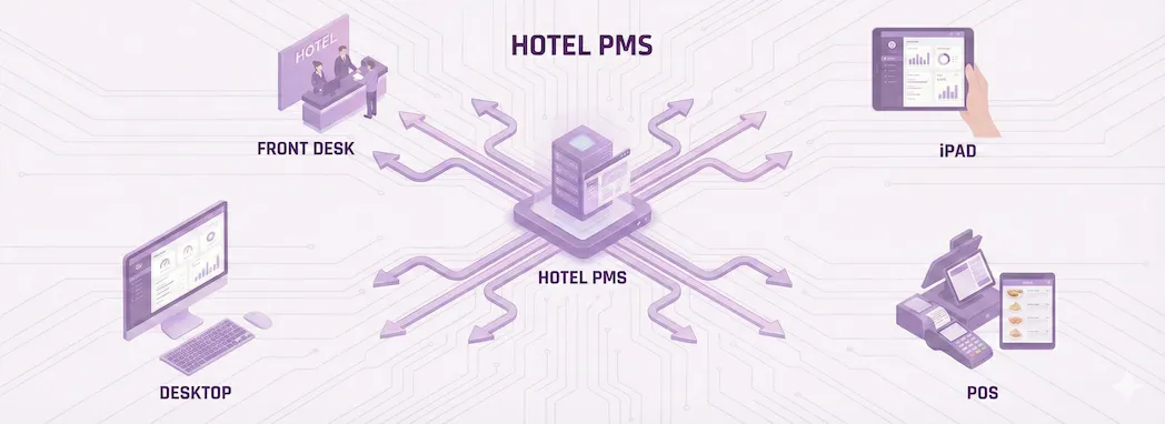 PMS system integration for enriched guest data